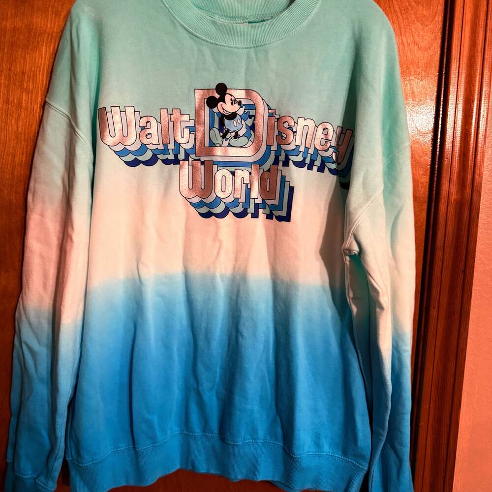 Walt Disney World Mickey Mouse Ombre Pullover Sweatshirt